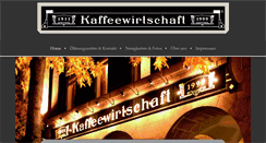 Desktop Screenshot of kaffeewirtschaft.de